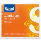 Guardanapo Folha Dupla Select 50un 22X24cm