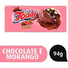 Biscoito Wafer Chocolate e Morango Toddy 94g