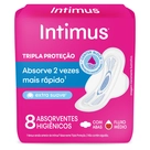 Absorvente Intimus® Tripla Proteção Suave C/Abas- 8 un