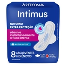 Absorvente Suave Noturno com Abas Intimus Gel 8un