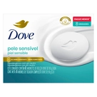 Sabonete em Barra Pele Sensível Dove 8 Unidades 90g Leve Mais Pague Menos