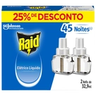 Repelente Elétrico Líquido Raid Refil 2UN de 32,9ml