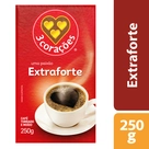 Café Torrado e Moído a Vácuo Extraforte 3 Corações Pacote 250g