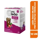 Chá Preto Frutas Vermelhas Preparo em Água Gelada Leão 25g 10 Unidades