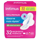 Absorvente Intimus® Tripla Proteção Seca C/Abas- 32 un