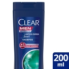 Shampoo Clear 2 em 1 Limpeza Diária - 200ml