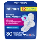 Absorvente Intimus Gel Noturno Suave com Abas 30un.