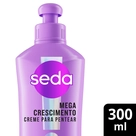 Creme para Pentear Seda Mega Crescimento 300ml - Cabelos encorpados e com volume