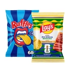 Kit Snacks Ruffles Tradicional 68g e Lays Picanha 62g - Delícias em Dobro!