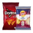 Kit Snacks Doritos 120g e Lays Queijo 62g - Ideal para Petiscar!
