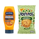 Kit Tostitos Pimenta Mexicana 110g e Molho Sabor Cheddar Hellmann s 335g