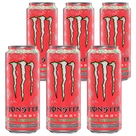Energético Ultra Watermelon Zero Açúcar Monster 473ml - Pack 6 unidades