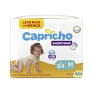 Fralda Shortinho Capricho Tamanho M - Pacote com 84 Unidades