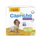Fralda Shortinho Capricho XG - 66 Unidades