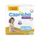 Fralda Shortinho Capricho XXG - 60 Unidades - Tamanho L+P