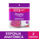 Esponja Anatômica para Banho Ponjita c/ 2un.