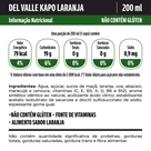 Bebida Mista sabor Laranja Kapo 200ml