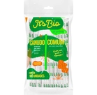 Canudo Comum 5mm Biodegradável 100% Reciclado Strawplast 100 Unidades