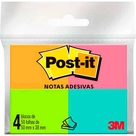 Bloco de Notas com Adesivo Post-it 50mm x 38mm 4 Unidades 200 Folhas