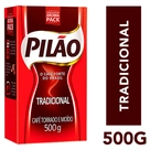 Café Torrado e Moído a Vácuo Tradicional Pilão Pacote 500g