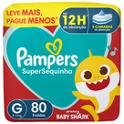 Fraldas Pampers Supersec Jumbo G 80 Unidades