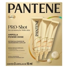 Ampola De Tratamento Capilar Pantene Pro-Shot Reestruturação Molecular Caixa 3 Unidades 15ml Cada