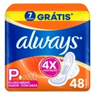 Absorventes Always Ultra Suave com Aplicador - Pacote com 48 Unidades