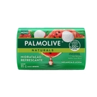 Sabonete em Barra Hidratação Refrescante Melancia e Lichia Naturals Envoltório Palmolive 85g