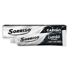 Creme Dental Sorriso Carvão Ativado 140g, Clareamento Dental com Proteção Anticárie e Flúor, Vegano