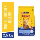 Ração seca PURINA FRISKIES Mar de sabores para Gatos Adultos 2,5Kg
