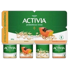 Leite Fermentado Integral Activia com Aveia, Mamão e Cereais - 680g (8 Unidades)
