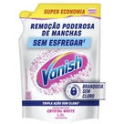 Tira Manchas Vanish Líquido Crystal White para roupas brancas Embalagem Econômica 1,2L