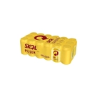 Cerveja Skol Pilsen Lata 350ml Pack com 18 Unidades