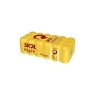 Cerveja Skol Pilsen Lata 350ml Pack com 18 Unidades