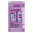 Kit Shampoo e Condicionador Seda Mega Crescimento 300ml + 190ml