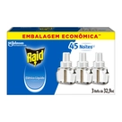 Repelente Líquido Elétrico 45 Noites Raid 32,9ml 3 Unidades