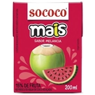 Água de Coco Sococo Sabor Melancia 200ml