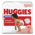 Fralda Huggies Pants Proteção Acolchoada Tam. G - 30 Unidades