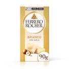 Ferrero Rocher Tablete Branco com Avelã 1 Uni 90g