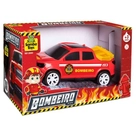 Carrinho Pick-up Bombeiro Samba Toys com Bote