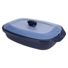 Tigela Oval Allure Dupla 2L - Ideal para Servir e Armazenar Alimentos