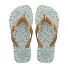 Chinelo Havaianas Kids Flores Azul - Tamanho 29-30