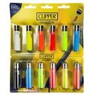 Isqueiro Clipper Mini Solid - Pacote com 12 unidades