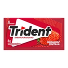 Chiclete Trident Morango sem açúcar 8g