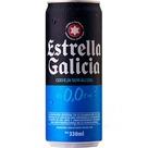 Cerveja Zero Álcool Estrella Galicia Lata 330ml