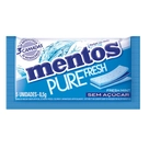 Goma de Mascar Menta Fresca Zero Açúcar Pure Fresh Mentos 8,5g