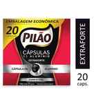 Café em Cápsula Torrado e Moído Espresso Extraforte Pilão Caixa 104g 20 Unidades Embalagem Econômica