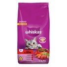 Ração para Gatos Adultos 1+ Carne Whiskas 2,7kg