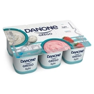Iogurte Parcialmente Desnatado Grego Original + Morango Light Danone 510g 6 Unidades