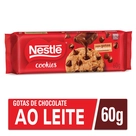 Biscoito Cookie Baunilha com Chocolate Classic Nestlé 60g